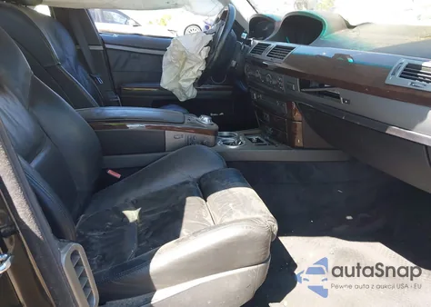 2005 BMW 745I из США, поврежденный, VIN WBAGL63585DP76177